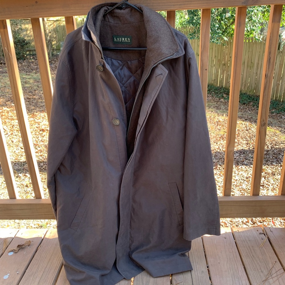 Ralph Lauren Trench Coat with Quilted Insert